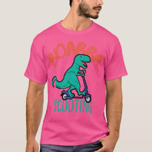 Funny EScooter Dino Driving Scooter 2 T-Shirt