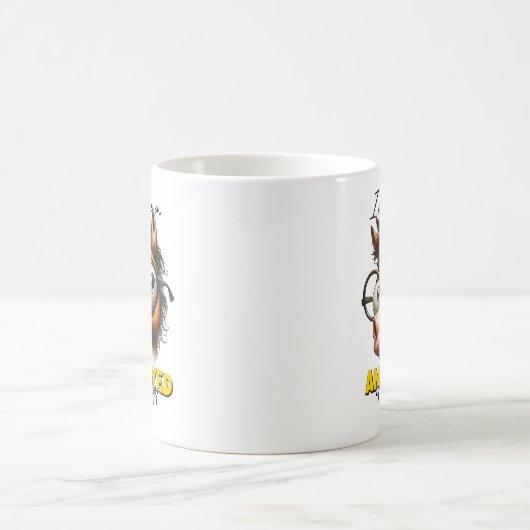 Funny Esel Ich glaube an Annoyed at First Sight Kaffeetasse (Mittel)