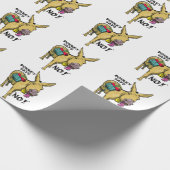 Funny Esel sagt nein! Geschenkpapier (Ecke)