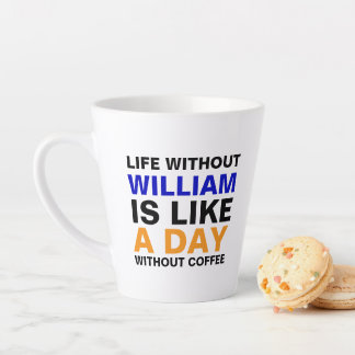 Funny Espresso Cup für Männer | Name Monogram-Gesc Milchtasse