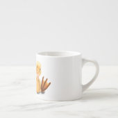 Funny Espresso Cup mit Happy Duck - Lächeln Espressotasse (Rechts)