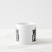 Funny Espresso Kaffeegenuss Tasse für Freunde (Vorderseite)