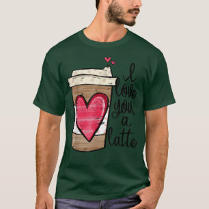 Funny Espresso Niedlicher Kaffee Herz I Liebe Sie  T-Shirt