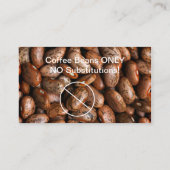 Funny Espresso Punch Card Kaffeebohnen Treuekarte (Rückseite)