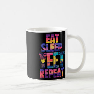 Funny essen Sleep Yeet Wiederholung Vintagen Yeet  Kaffeetasse