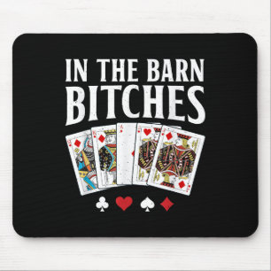 Funny Euchre Kunst für Männer Frauen Euchre Partne Mousepad