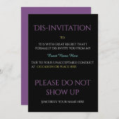 Funny Event Dis Einladung (Vorne/Hinten)