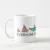 Funny Everywhere Lieben Shark Week Kaffeetasse (Links)