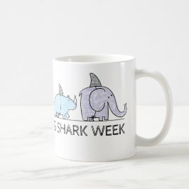 Funny Everywhere Lieben Shark Week Kaffeetasse