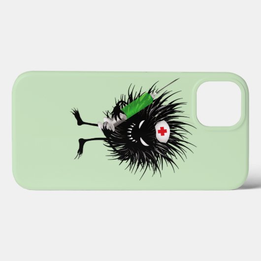 Funny Evil Bug Nurse Syringe Gothic Case-Mate iPhone Hülle (Rückseite (Horizontal))