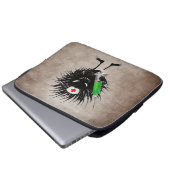 Funny Evil Character Nurse Syringe Gothic Laptopschutzhülle (Vorne Knopf)