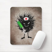 Funny Evil Character Nurse Syringe Gothic Mousepad (Mit Mouse)