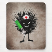 Funny Evil Character Nurse Syringe Gothic Mousepad (Vorne)