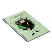Funny Evil Character Nurse Syringe Gothic Notizblock (Rechte Seite)