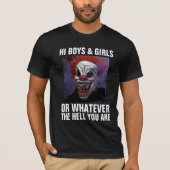 FUNNY EVIL CLOWN T - SHIRT (Vorderseite)