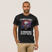 FUNNY EVIL CLOWN T - SHIRT (Vorne ganz)