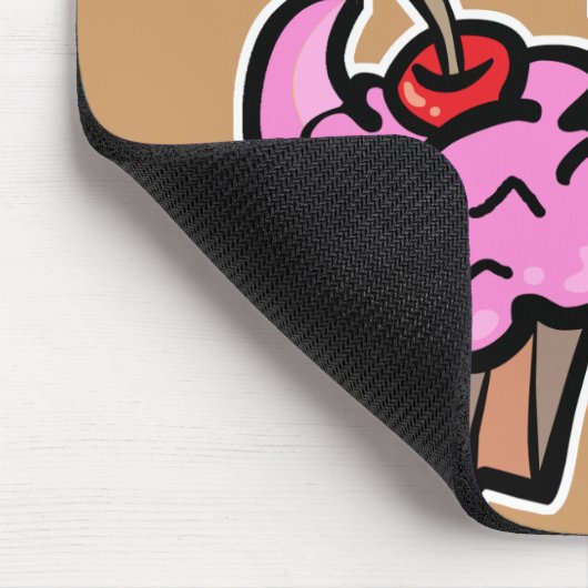 Funny Evil Cooker Killer Cupcake Mousepad (Ecke)