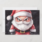 Funny Evil Naughty Santa Wicked frohe Weihnachten (Rückseite)