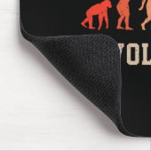 Funny Evolution - Basketball Player Liebhaber Mousepad (Ecke)