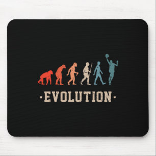 Funny Evolution - Basketball Player Liebhaber Mousepad