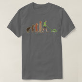 Funny Evolution eines Gärtners T-Shirt (Design vorne)