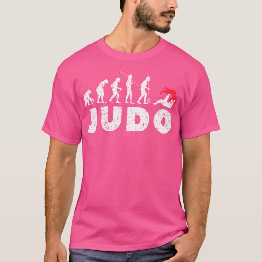 Funny Evolution Japan Judoka Judo T-Shirt (Vorderseite)