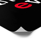 Funny Evolution Smartphone Addict Poster (Ecke)