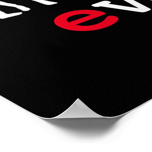 Funny Evolution Smartphone Addict Poster (Ecke)