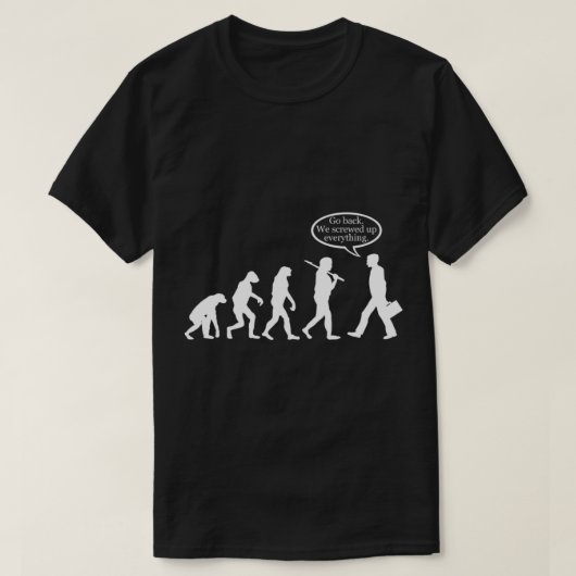 Funny! Evolution VERSAGT T-Shirt (Design vorne)