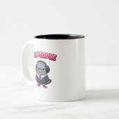 Funny Ew People Pigeon Office Coffee Mug Zweifarbige Tasse (Vorderseite Links)