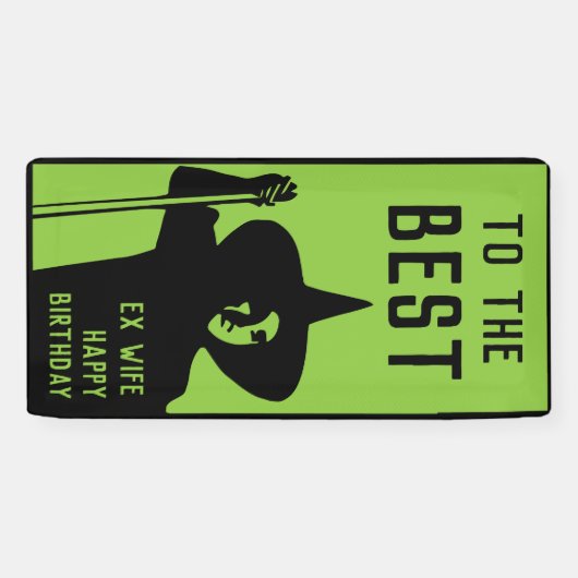 Funny Ex Girlfriend Gifts Banner (Horizontal)