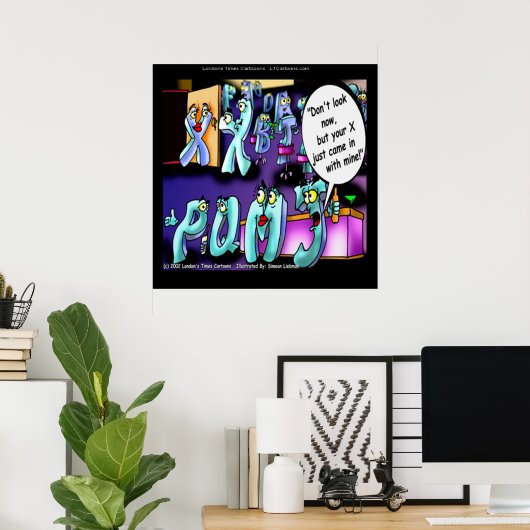 Funny Ex-Spouse Poster (Heimbüro)