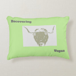 Funny Ex-vegan Accent Pillow Dekokissen