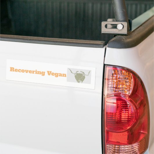 Funny Ex-vegan Autoaufkleber (Auf Lkw)