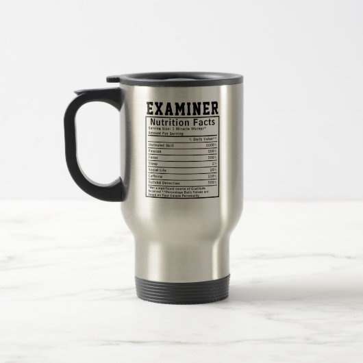 Funny Examiner Nutrition Fakten Mitarbeiter Gesche Reisebecher (Links)