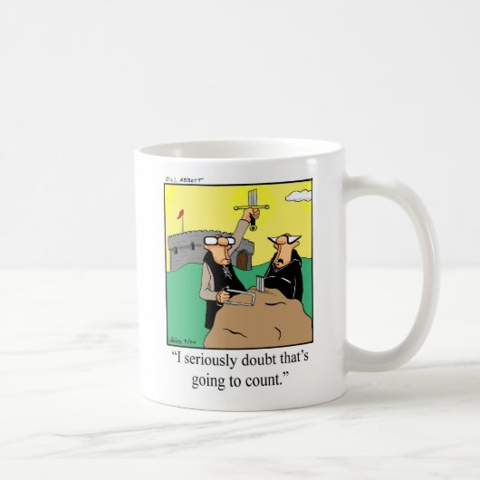 Funny Excalibur Tasse (Rechts)