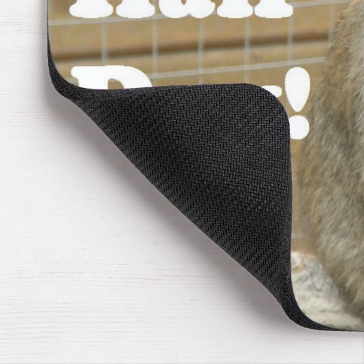 Funny "Excellence Hair Day" für Kaninchen Mousepad (Ecke)