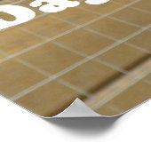 Funny "Excellence Hair Day" für Kaninchen Poster (Ecke)