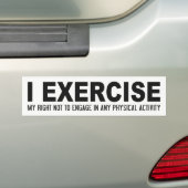 Funny Exercure Autoaufkleber (Auf Auto)