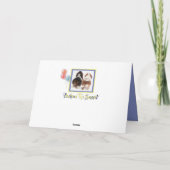 Funny Exercure Birthday Card mit Niedlichem Basset Karte (Rückseite)