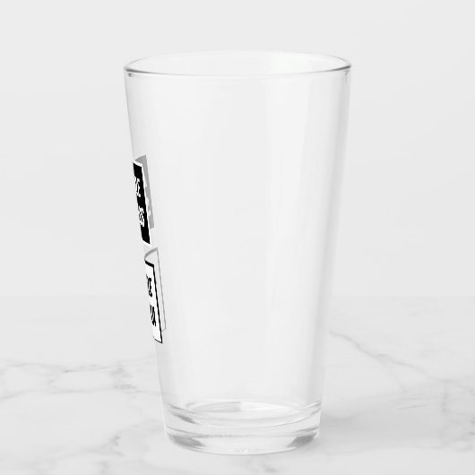 Funny Exhale Stress Inhale Vodka Glas (Links)