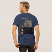 Funny Exorcist Cat Shirt - The Power Of Catnip Com (Rückseite voll)