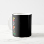 Funny Exotic tancing Elf Matching Group Weihnachte Kaffeetasse (Vorderseite Links)