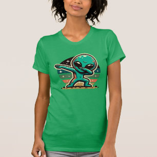 Funny Extraterrestristristrial Alien Dabbing T-Shirt