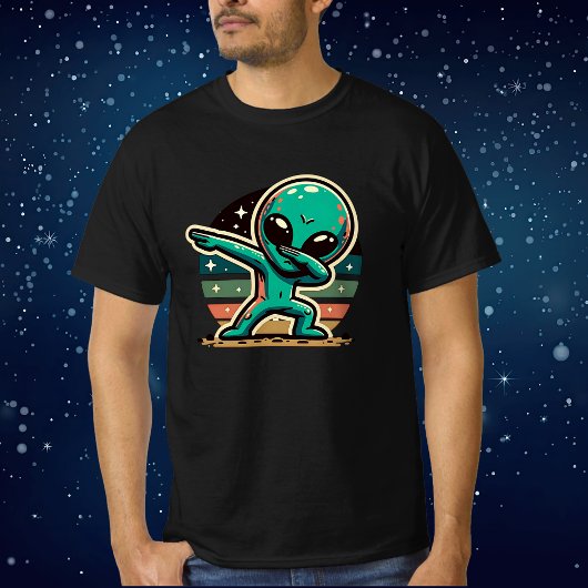 Funny Extraterrestristristrial Alien Dabbing T-Shirt