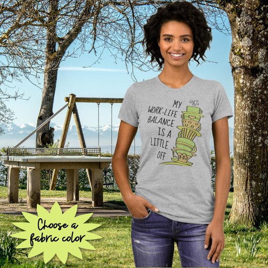 Funny Extravagant Colour Coffee Cup Work Life Bala T-Shirt