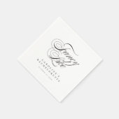 Funny Extravagant like Script Country Bachelorette Serviette (Ecke)