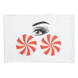 Funny Eye Candy Pillowcase for Women - Bedroom Fun Kissenbezug