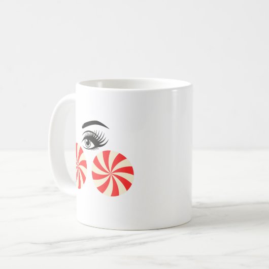 Funny Eye Candy Tasse für Frauen (Vorderseite Links)