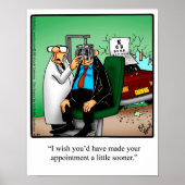 Funny Eye Exam Poster Geschenk (Vorne)